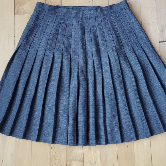 Vintage Beeches Brook Plaid Pleated Skirt Sz S - Picture 2 of 4